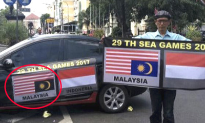 "I Purposely Attached Malaysia Flag Upside Down on My Car and Drove It Around" - World Of Buzz