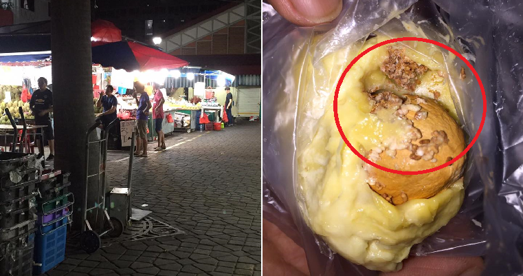 Lady is Horrified to Discover that "Crunchy Bits" in Her Durians are Actually Worms - World Of Buzz 3