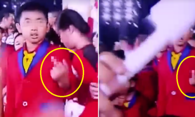 Little Boy Hilariously Goes Viral After Flashing Middle Finger During Singapore's National Day Parade - World Of Buzz 3