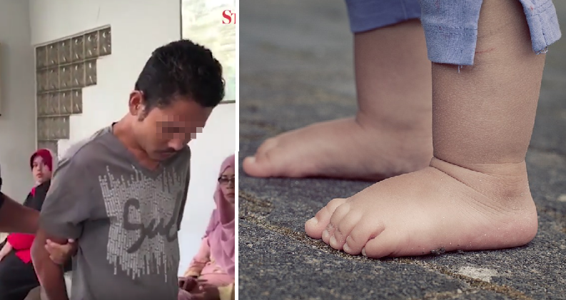 Malaysian Father Made Son Stand on Tarred Road Barefooted Until it Was Burnt - World Of Buzz 2