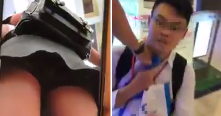 Malaysian Girl Catches Smartly Dressed Pervert with Multiple Upskirt Videos in Mid Valley - World Of Buzz 4