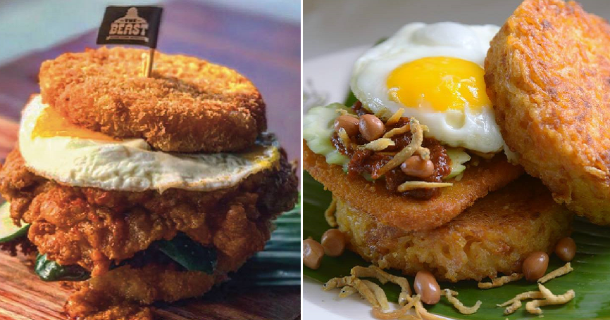 More Nasi Lemak Burgers Pop Up in Singapore, This Time with Real Nasi Buns! - World Of Buzz 7