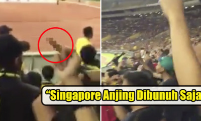 M'sian Supporters Criticised for Chanting 'Singapore Anjing' After WINNING the Football Match - World Of Buzz