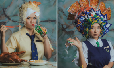 Photographer Recreates Childhood Memories Using Retro Snacks as Headdresses - World Of Buzz 6