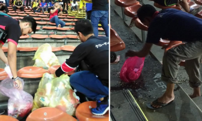 Pictures of Malaysian and Myanmar Fans Cleaning Up Stadium Goes Viral - World Of Buzz 3