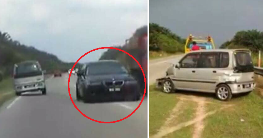 Malaysians are Furious at Reckless BMW Driver Who Caused Car to Crash - World Of Buzz