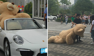Guy Buys RM6,300 Teddy to Confess His Love, Crush Chooses Bear Instead - WORLD OF BUZZ 6