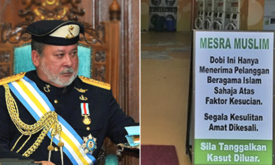 Johor Sultan Orders the Launderette to Stop Muslim-Only Practice Or Risks Getting Shut Down - WORLD OF BUZZ