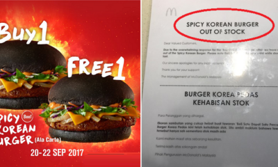 McD's Spicy Korean Burger SOLD OUT in Branch Just One Day After Promotion - WORLD OF BUZZ 2