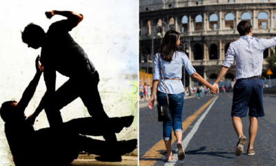 M'sian Man Assaults Couple for Kissing in Front of Rome Mosque - WORLD OF BUZZ 3