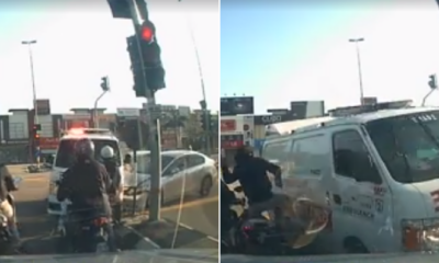 Penang Ambulance Crashes Into Motorcycles at Opposite Lane After Running Through Red Lights - World Of Buzz 4
