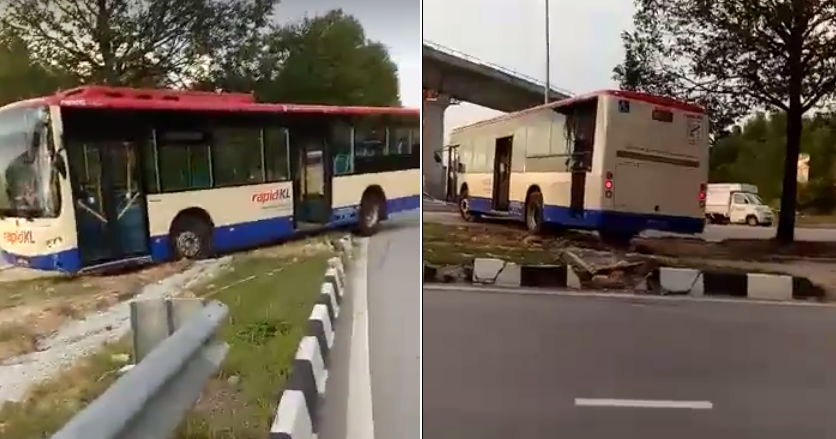RapidKL Bus Driver Suspended for Making Illegal U-Turn Over Divider in Viral Video - WORLD OF BUZZ 6