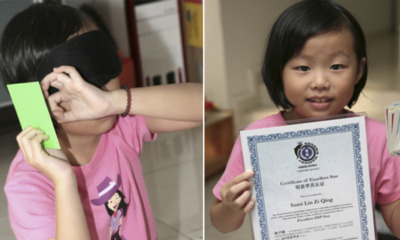 This 8-Year-Old Kid Can 'Listen' and 'Feel' the Colour of Card Using Her Brain Power - WORLD OF BUZZ