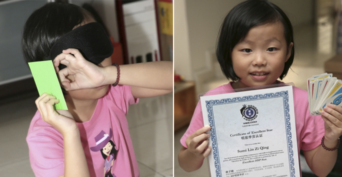 This 8-Year-Old Kid Can 'Listen' and 'Feel' the Colour of Card Using Her Brain Power - WORLD OF BUZZ