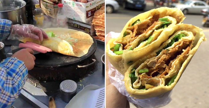 This Street Food Vendor Earns At Least RM63,000 Per Month From Selling 'Jianbing' - WORLD OF BUZZ