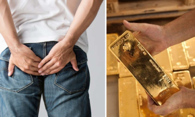 Chinese Airport Authorities Arrested Man with Butt-Load of Gold, LITERALLY! - WORLD OF BUZZ 3