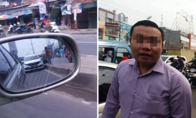 Civilian Driver Kena Kantoi for Using Police Lights in Car to Beat Traffic Jam - WORLD OF BUZZ 4