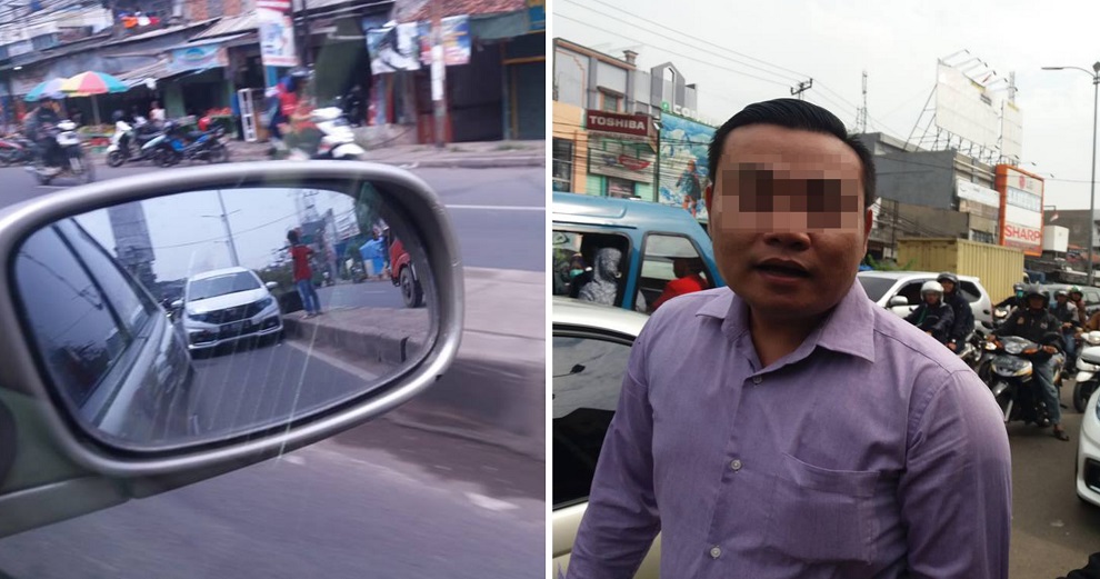 Civilian Driver Kena Kantoi for Using Police Lights in Car to Beat Traffic Jam - WORLD OF BUZZ 4