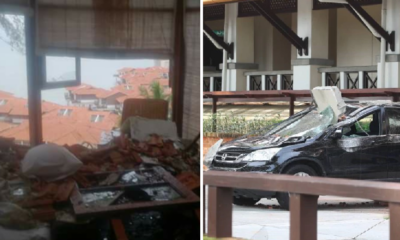 Explosion Causes Port Dickson Hotel Roof to Collapse and Injure Couple - WORLD OF BUZZ 8