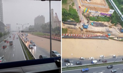 It Has Begun: Federal Highway in MidValley Area Badly Flooded From Heavy Downpour - WORLD OF BUZZ