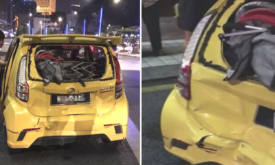 M'sian Lady Denied of Claiming Insurance After Being Rear-Ended by Ambulance, Police Say Otherwise - WORLD OF BUZZ