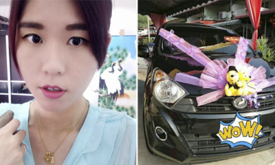 M'sian Lady Shares Why She Uses Husband's Axia For Wedding Instead of Renting a Fancy Car - WORLD OF BUZZ