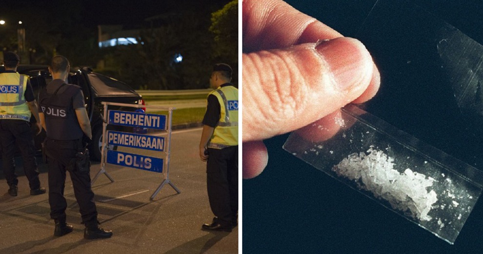 Bukit Aman Policeman Stopped at Roadblock, Gets Arrested for Being High on Meth - WORLD OF BUZZ