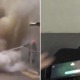 Mercedes Burst in Flame and Gets Destroyed, But Not the iPhone8 Plus Onboard - WORLD OF BUZZ