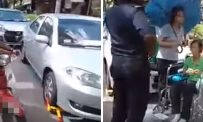 M'sian Authorities Clamp Wheelchair-Bound Woman's Car For Parking in Disabled Spot - WORLD OF BUZZ 2