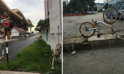 M'sians Outraged Over Photos of Shared Bicycles Badly Vandalised and Abused - WORLD OF BUZZ 7