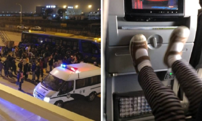 Passenger Admonishes Kid Kicking The Chair, Rude Parents Get Triggered and Start Fighting - WORLD OF BUZZ 3
