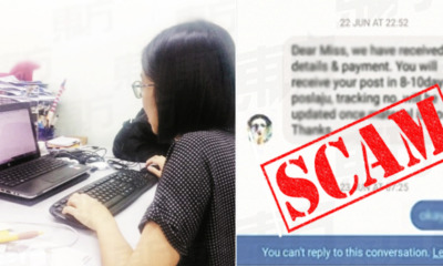 M'sian Student Shares How She Applied for Typing Job Through FB and Got Scammed - WORLD OF BUZZ