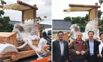 The Johor Sultan Was Gifted A New Car And It's Flintstones-Themed! - WORLD OF BUZZ