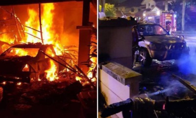 Customs Officer's Home Set On Fire By Group Of 'Datuks' Angry Over a GST Case - WORLD OF BUZZ 2