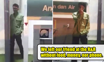 M'sian Hilariously Left Behind at R&R, Friends Only Realise After 100km - WORLD OF BUZZ