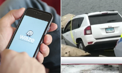 Man Blindly Follows Waze's Directions, Ends Up Driving Car Into Lake - WORLD OF BUZZ 4