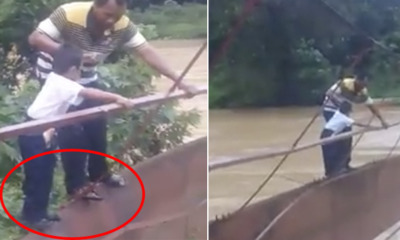"My Son Was Eager to Go to School, But He Had to Brave Through This Bridge" - WORLD OF BUZZ
