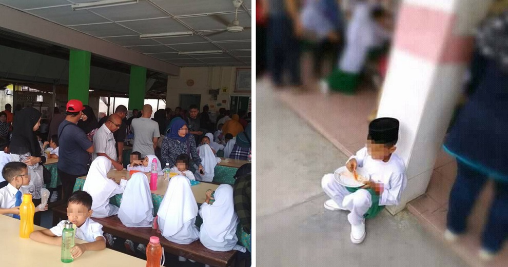 Netizen Criticises Parents For Taking Students' Seats at School Cafeteria During Recess - WORLD OF BUZZ 3
