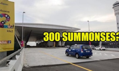 Over 300 Drivers Were Just Summoned For Stopping Illegally on Roads Near KLIA & KLIA2 - WORLD OF BUZZ