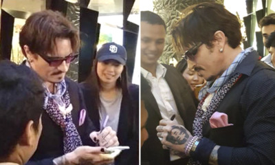 This Man Takes Photos and Gives Autographs at Mall, Turns Out He Isn't Johnny Depp - WORLD OF BUZZ