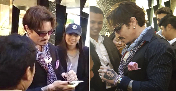 This Man Takes Photos and Gives Autographs at Mall, Turns Out He Isn't Johnny Depp - WORLD OF BUZZ