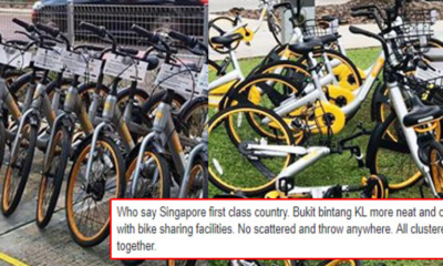 This Singaporean Praised Malaysians For Properly Treating Shared Bikes - WORLD OF BUZZ 1