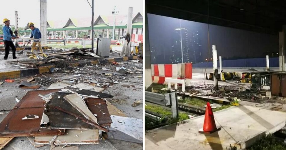 Demolition Works on Batu Tiga Toll Plaza Finally Begins - WORLD OF BUZZ 7