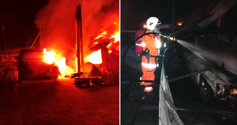 Five Vehicles in JPJ's Parking Lot Destroyed in Blaze Due to Suspected Arson Attack - WORLD OF BUZZ 6