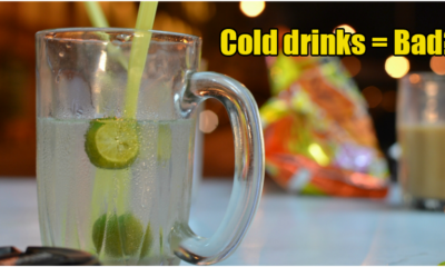 Is Drinking 'Ais Kosong' or Other Cold Drinks During Meals Actually Bad for You? - WORLD OF BUZZ 1