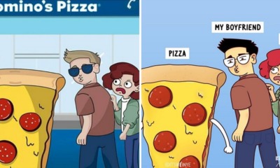 Malaysian Artist Calls Out Domino's Pizza Chile For Stealing Her Artwork - WORLD OF BUZZ