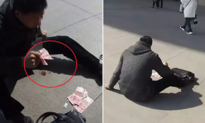Man Suffers Heart Attack, Tossed Out Cash to Get The Attention of Passersby - WORLD OF BUZZ