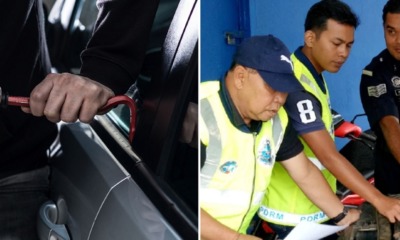 M'sian Man Caught Stealing Vehicle After Falling Asleep and Snoring Loudly Inside Car - WORLD OF BUZZ 2