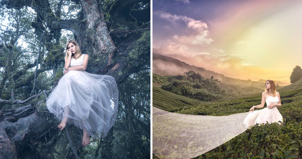 M'sian Photographer Proves Stunning Bridal Photos Can Be Achieved Without Expensive Outfits - WORLD OF BUZZ