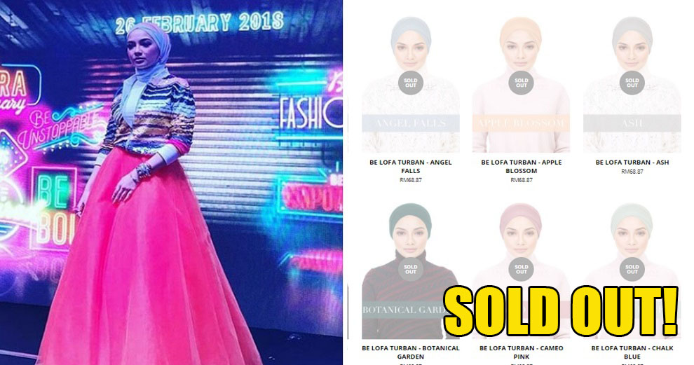 Neelofa's Latest Turban Collection Sells Out After Controversial Zouk Launch - WORLD OF BUZZ